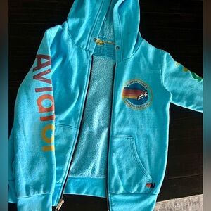 Aviatior Nation Kids logo hoodie